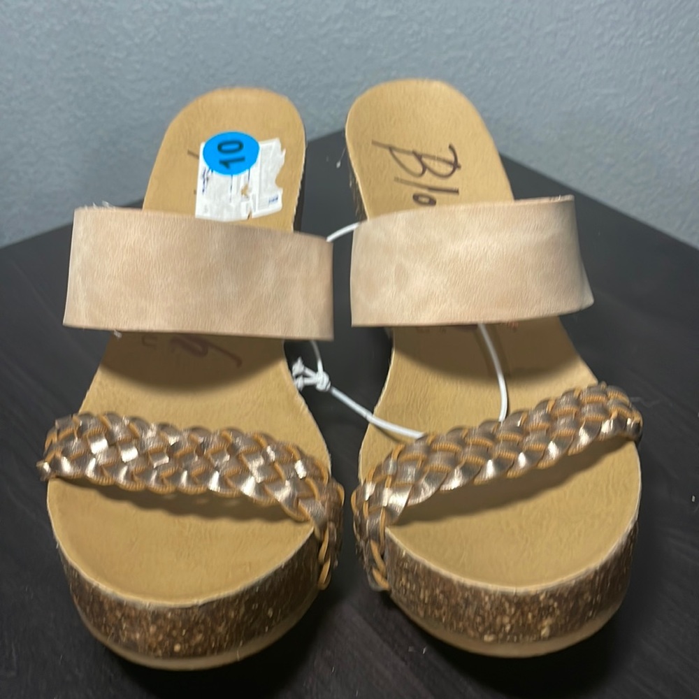 At blowfish wedge sandals